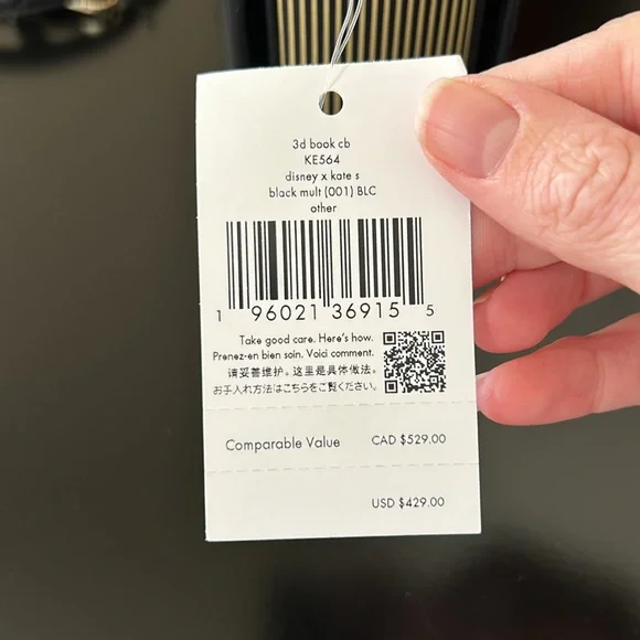 Disney x Kate Spade NWT Beauty and the Beast 3D Book Crossbody - Picture 7 of 12